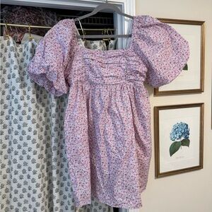 NWT Hyacinth House Puff Sleeve Floral Mini Dress